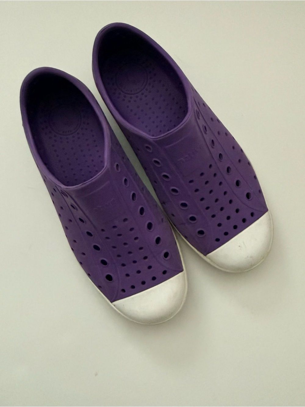 Purple Slip-On Native Shoes J2